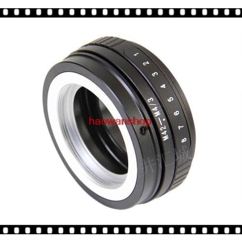 Tilt adapter ring for 42mm M42 lens to M43 Panasonic GF7 gf9 gh5 gx85 gx7 g1 em1 em5 em10 penf camera