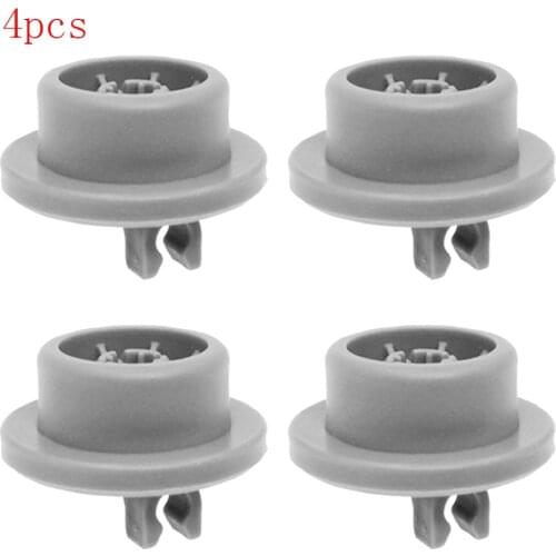 4Pcs Dishwasher Lower Rack Basket Dishrack Wheel Roller Axle Stud Kit Assembly 165314 Fit for Bosch Replacement