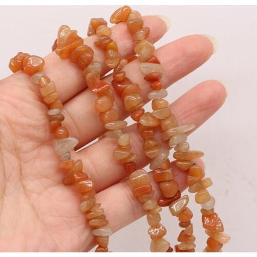 2021 New Hot-selling Natural Semi-precious Stone Gravel Bead Loose Beads for Jewelry Making Necklace Bracelet 5-8mm Length 40 Cm