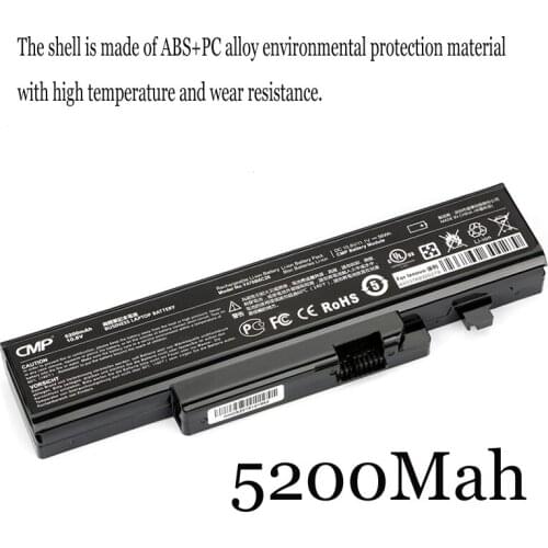 1PC New Laptop Battery Internal For Lenovo Y470 Y570 Y471 Y570G/A L10S6F01