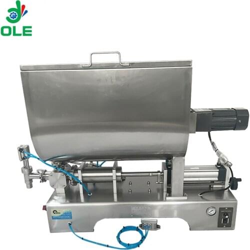 Pneumatic Horizontal Mixing Filling Machine Chili Sauce Filling Machine Paste Fill Machine
