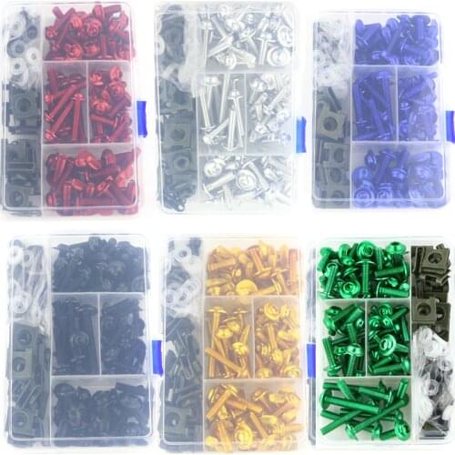 Complete Full Fairing Bolts Kit Body Screws For KAWASAKI Ninja 250R Ninja650R ER-6F ER-6N Ninja 300 Ninja 400 Ninja650 1000