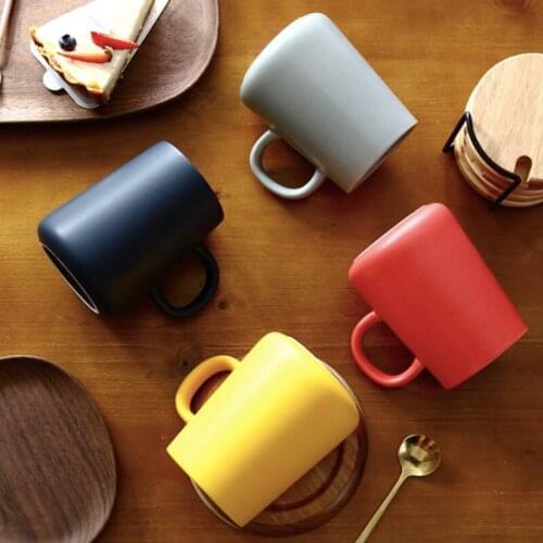 Simple Mug Creative Ceramic Water Milk Tea Coffee Yogurt Mug Best Cup House Kid Gift For Women Lovers Home