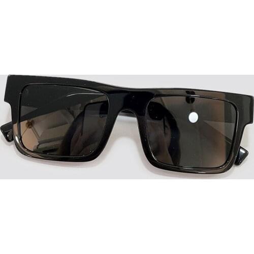 Fashion Rectangle Sunglasses Women With Box Vintage Brand Black Mirror Sun Glasses UV400