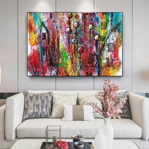 Modern Wall Art Abstract Canvas Painting Posters Prints Wall Art Pictures Cuadros for Living Room Decor Nordic Wall Art Decor