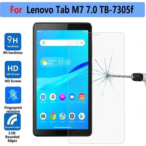 Tempered Glass for Lenovo Tab M7 7.0 TB-7305F TB-7305 Screeen Protector 0.3mm 9H HD Transparent Tablet Film