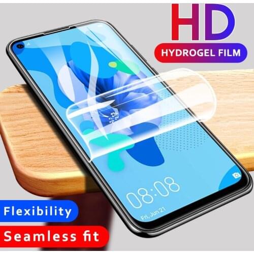 Protective Hydrogel Film for Huawei Nova 5T 5 5i Pro Screen Protector for Huawei Nova 7i 6 SE 3 3i 3e 4 4e (Not Glass) Film