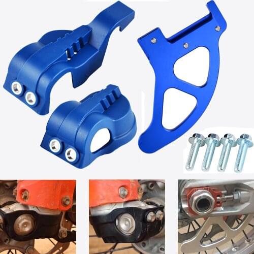 Fork Leg Shoe Guard Brake Disc Guard Protector Cover For Husqvarna TE FE TC FC TX FX FS 125 150 200 250 350 390 400 450 501 2017