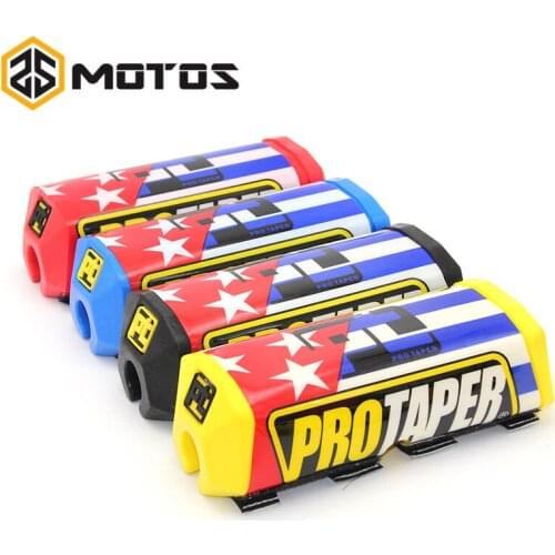 ZS MOTOS Pro Taper Handlebar Bar Pad Fat Bar Pad Chest Protector Cross Bar Fit 1-1/8 Handle Bar Motorcycle Dirt Bike Pit Bike