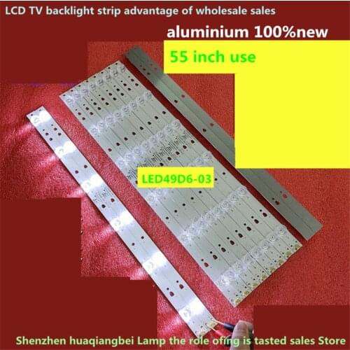 LED Backlight strip 6 lamp for Haier 49"TV FD4951A-LU G49Y LED49D6-03(A) 30349006203