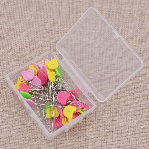 50pcs Multi Color Plastic Bear Bird Animal Shaped Pins Marker For DIY Handmade Craft Sewing Needlework Tool