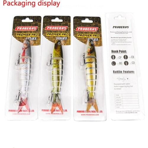 8 Sections Fishing Lures 19.00g / 13.28 cm-5.23 " Plastic Bait Fishing Lures # 6 of Equipment Hook Fishing 1 pc