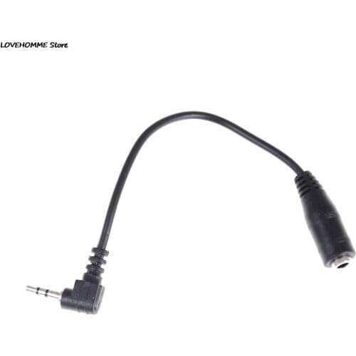 1pc 2.5mm Male To 3.5mm Female Audio Stereo Headphone Earphone Converter Adapter