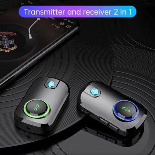 Bluetooth 5.0 Audio Transmitter Receiver Mini 3.5mm AUX USB Music Stereo Wireless Adapter for TV PC Headphones