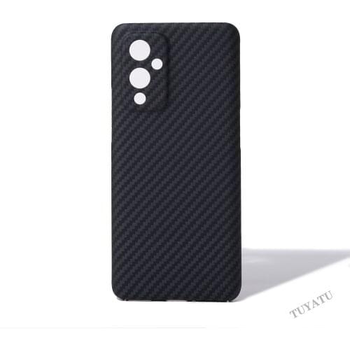 For OnePlus 9 pro Case Ultra-thin Carbon Fiber Phone Case Back Cover Glass Version Coque