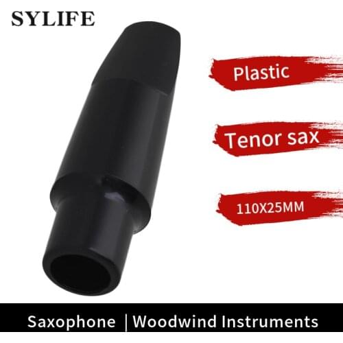 Black ABS Plastic Mouthpiece For Tenor Bb Saxophone