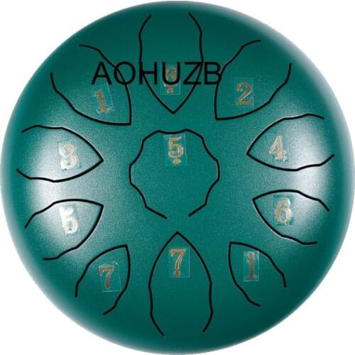 8 Inch Children Fidget Toy Ethereal Worry Free Steel Tongue Worry Free Percussion Instrument Player Disc Shelf Drum Party Gift