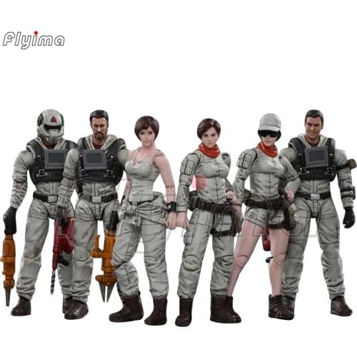 1/18 JOYTOY 10.5CM Action Figure Mech Maitenance Type A Female Soldier Military Model Toys Collection