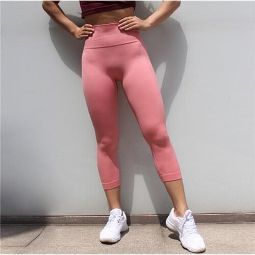 SVOKOR High Waist Leggings Sport Women Fitness Workout Slim Legging Gym Push Up Running Pants Sexy Jeggings