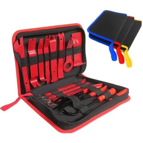11pcs 19Pcs Trim Removal Tool Car Panel Door Audio Trim Removal Tool Kit Auto Car Clip Pliers Fastener Remover Tool Set