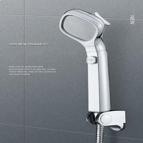 4 Gear Pressurized Shower High Pressure Bathroom Rainfall Shower Head Handheld Shower Water Saving Filter Sprayer Head