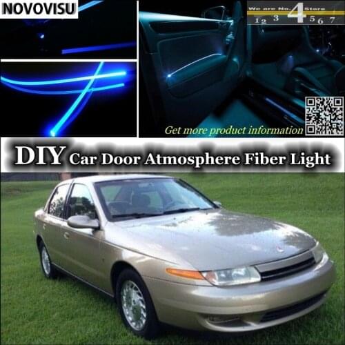 NOVOVISU For Saturn LS LS1 LS2 interior Ambient Light Tuning Atmosphere Fiber Optic Lights Inside Door Panel illumination Refit