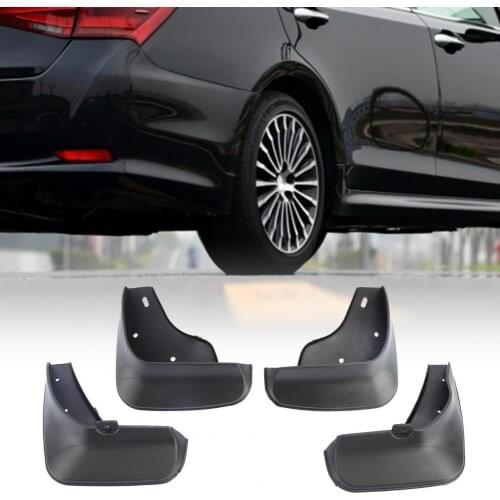 Sturdy 4Pcs High-quality Car Mud Flaps Fenders Wear-resistant Mud Flaps Reliable