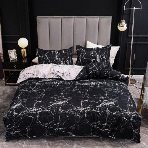 Luxury Bedding Set Super King Duvet Cover Sets 3pcs Single Queen Size Black Comforter Bedding Set No Sheets 2020