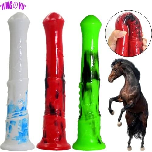 Big Animal Dildo Suction Cup Penis Realistic Cock Huge Horse Dildos Female Masturbator Adult Anal Sex Toys for Woman Sex Shop