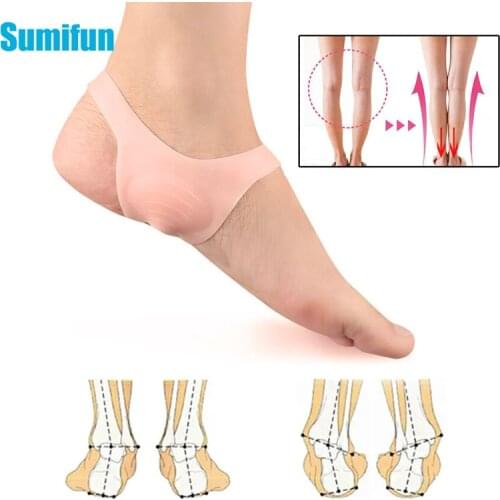 2pcs O-type Foot Corrector Insoles Pads Straightener Sushions No Slip Shoes For Men Women Silicone Orthopedic Insoles Foot Care