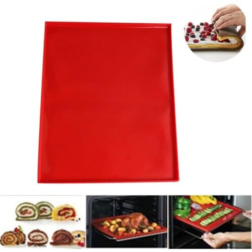 Silicone Pastry Cookie Cooking Mould Oven Mat Gigt Roll Baking Macaron Gigt Pad Swiss Roll Pad Bakeware Baking Tools Mat