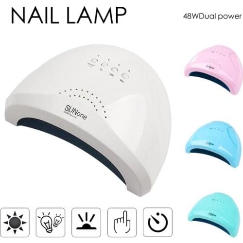 Sunone Professional UV LED Nail 48W Nail Dryer For Nail Polish Professional Salon Lamp White Gel Machine