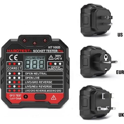 HT106B 106BD 106BE Socket Test Pro Fast Ship Plug tester