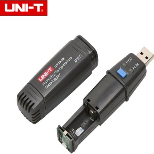 UNI-T UT330B USB recorder data storage read back usb portable temperature humidity data logger