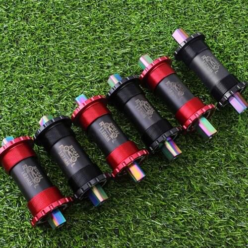 Titanium Alloy Bike Bottom Bracket 103/107/110/113/119/122mm Mountain Bike Road Bike Bottom Bracket Bicycle Parts