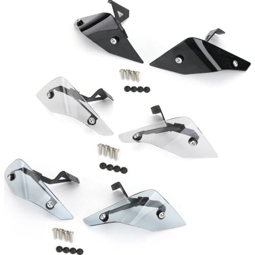 Artudatech Top Side Wing Windshield Air Deflector For Honda Crf1100L 20+ Made Of Plastic Red Motorcycle Parts