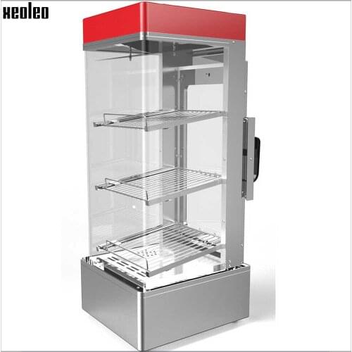 XEOLEO Drink Warmer 3 Layers Beverage Display machine 35-55 degree Thermostat Stainless steel 900W heat preservation Showcase