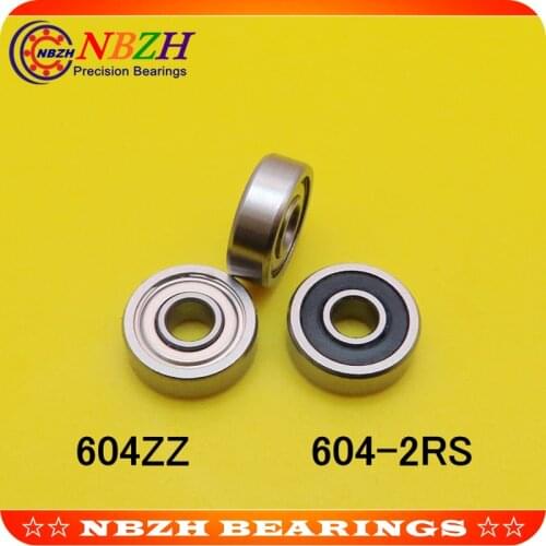 Factory direct sale 604Z 604ZZ 604-2RS S604ZZ S604-2RS R1240ZZ 80014 4*12*4 mm High quality miniature deep groove ball bearing