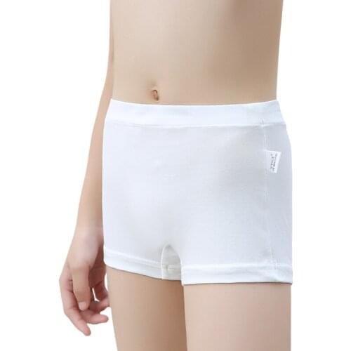 YourSeason 3 Pcs/pack White Briefs Kids Underpants Girls Panties Natural Cotton Girls Underpants Teenage Girl White Panty