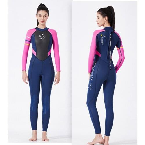 1PC Diving Suit NEW Swimwear Women One-Piece Quick-drying Surfing Swimming Wetsuit Warm Snorkeling Clothing Lady Wetsuits WA 110