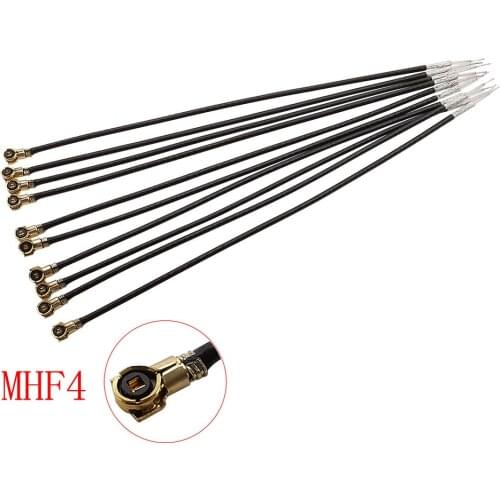 10Pcs 15CM MHF4 IPX IPEX U.fl Female Connector 0.81 mm Single-head Extension Pigtail Cable for PCI WIFI Card Wireless Antenna