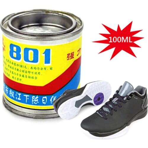 100ml Shoe Waterproof Glue Strong Super 801Glue Liquid Leather For Fabric Repair Tool Super Adhesive Repair Glue