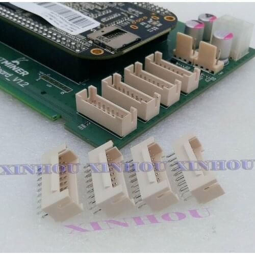 25Pcs BTC BCH LTC ZEC ETH DCR miner connector 2x9P male socket straight pin suitable for Asic miner antminer S9j S9K S9 R4 Z9 M3