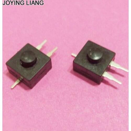 3pcs/lot 12*12mm Strong Light Flashlight Switch CREE XPE Q5 T6 Central Switch 3 Feet Two-ON One-OFF Switches