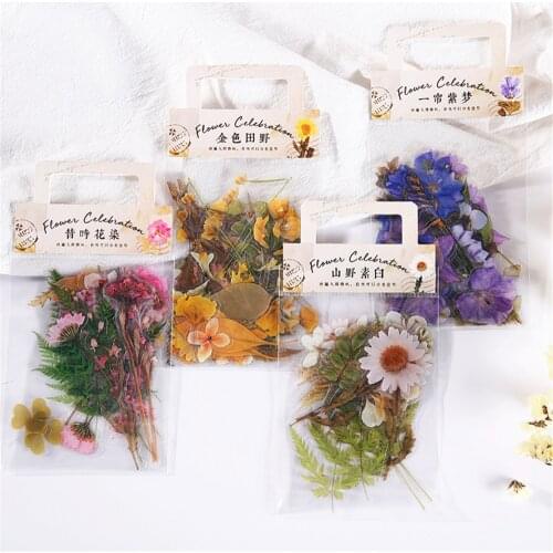 40pcsPET Translucent Sticker Bag Retro Plant Hand Account DIY Decoration Cute Stationery Photo Album Self-adhesive Label Sticker