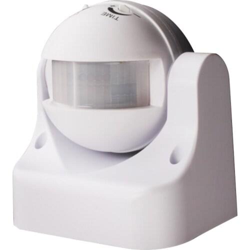 180 degree Auto PIR Motion Sensor Detector Switch white / black 220V/AC-240V/AC Security Lighting Lamp Switch for Garden Outdoor