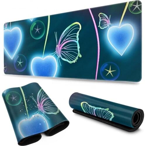 Rakoon Extra Large Mouse Pad Big Computer Gaming Mousepad Anti-Slip Natural Rubber with Locking Edge Gaming Mouse Mat