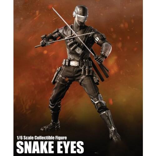 For Collection 1/6 Scale Threezero 3Z0215 Snake Eyes Male Solider Full Set Action Figure Model for Fans Holiday Gifts