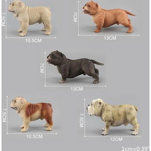 T5EC Action Figure Toy Bully Dog Figurines Hobby Collections Boutique Supplies Education Interactive Toy 5Option Kids Favor