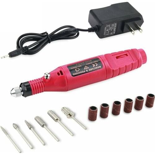 Electric Nail Grinder Acrylic Extension Nail Sanding Polishing Grinding Machine Manicure Pedicure Tool US Plug